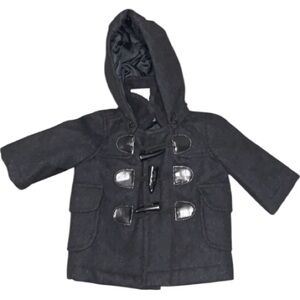 •Koala Baby Wool Blend Pea Coat - Size NB•